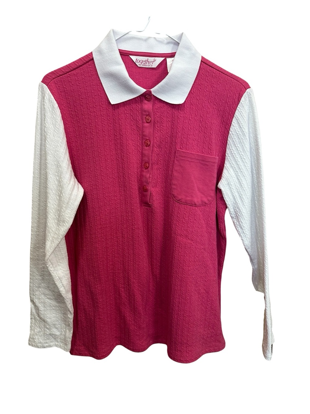 Together Classics Dark Pink And White Shirt
Medium